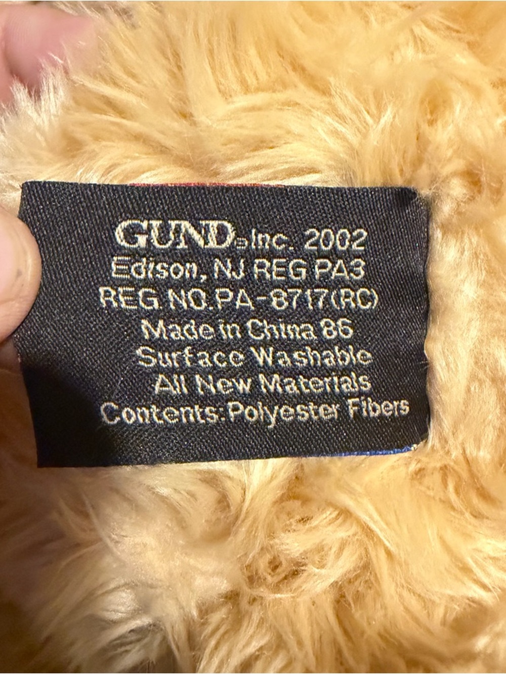2002 Gund WISH BEAR Plush 100Th Anniversary of The Teddy Bear LARGE 26" - Picture 12 of 14